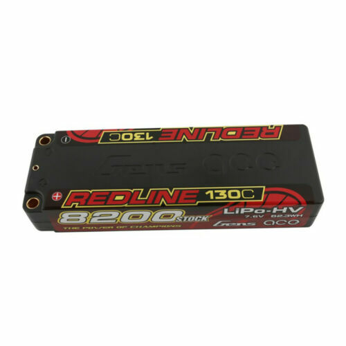 Gens Ace 8200MAH Redline 2s LiHV LiPo Battery 130C w/5mm FOR TRAXXAS ARRMA-image