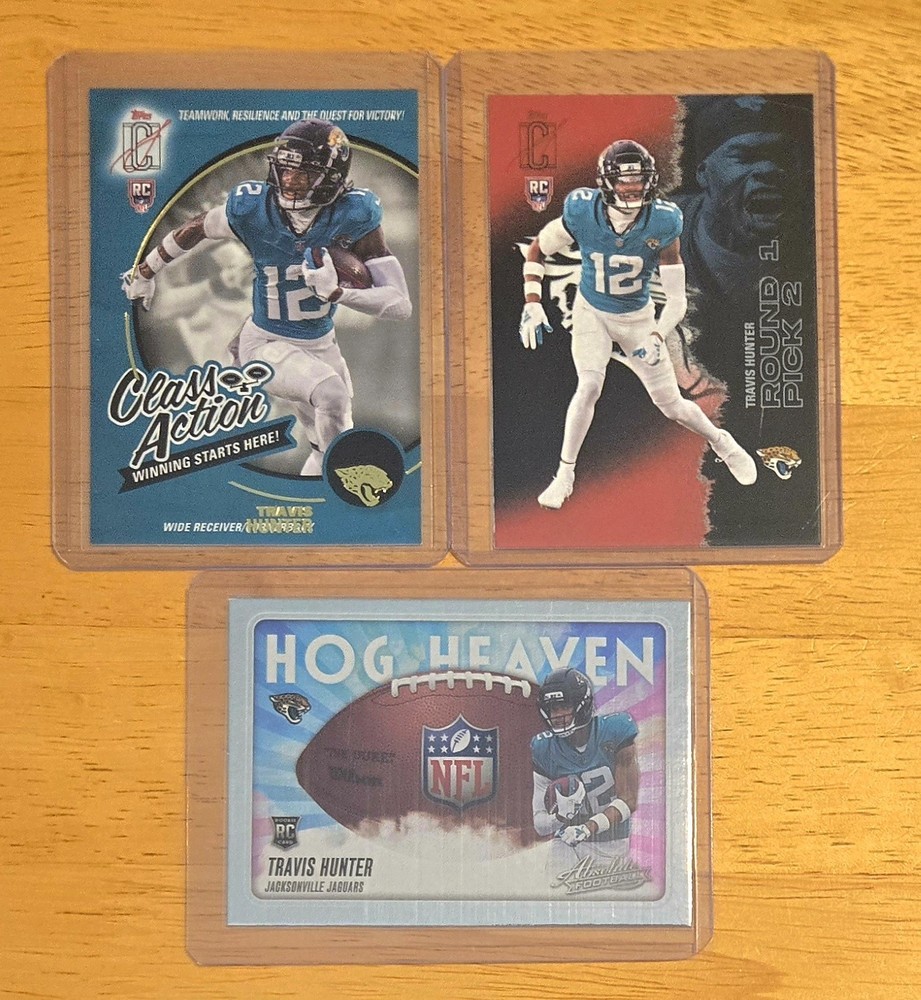 2025 Travis Hunter 3 Card Lot Jaguars RC