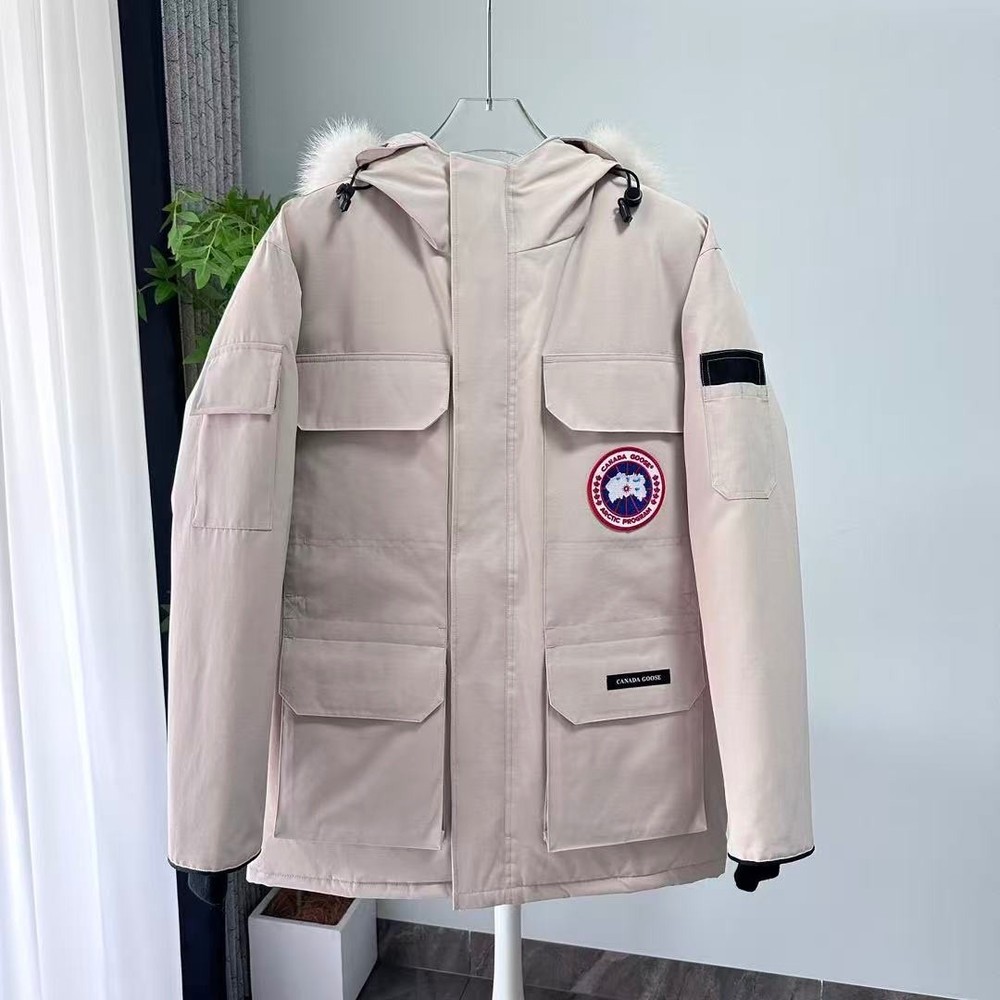 Canada Goose Men's White Down Jacket Brand New