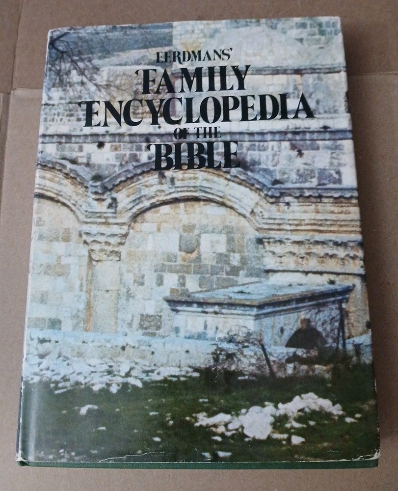 Eerdmans' Family Encyclopedia of the Bible 1978 HC Torn DJ Pre-Owned