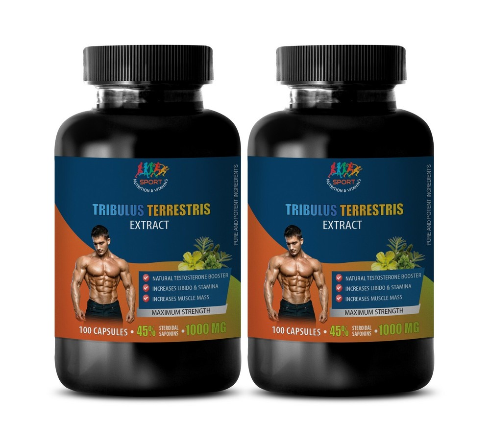 increase testosterone level - TRIBULUS TERRESTRIS 1000MG 2 Bottles 200 Capsules
