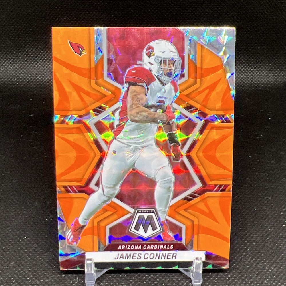 2022 Mosaic Football JAMES CONNER #201 Reactive Orange Arizona Cardinals
