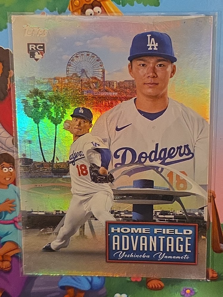 2024 Topps Series 2 Yoshinobu Yamamoto Home Field Advantage SP RC #HFA-20