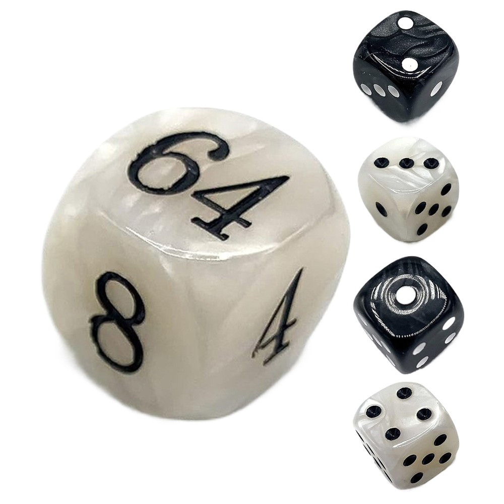 Backgammon Dice Set 5pcs Interactive Family Night Game Dice Combo With Bag