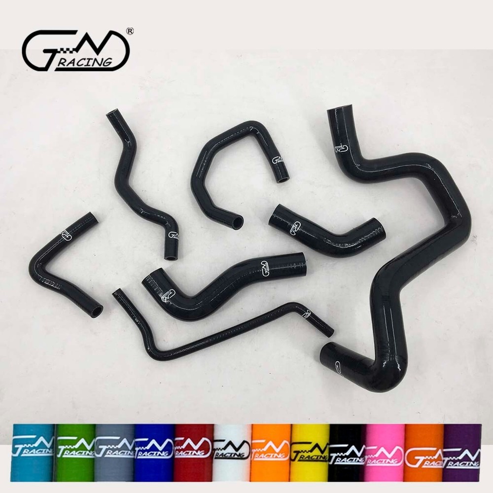 Fit VW Bora Jetta / Golf MK4 1.8T AUM AUQ Silicone Radiator Coolant Hoses Black