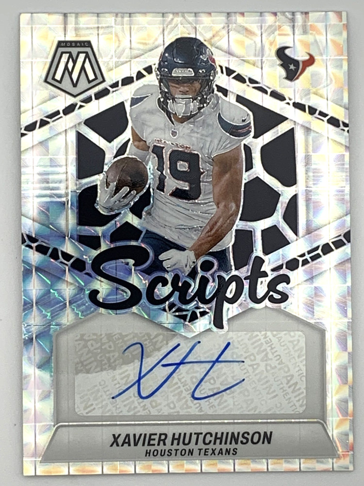 2024 Panini Mosaic - Scripts Xavier Hutchinson #SC-XHU (AU)