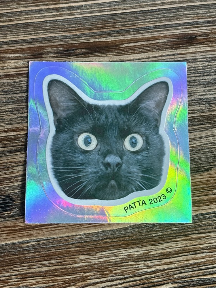 patta sticker Cat Holographic Rare Patta NL
