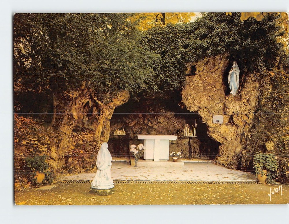 Postcard The Grotto of Lourdes Couvent Saint Gildard Nevers France