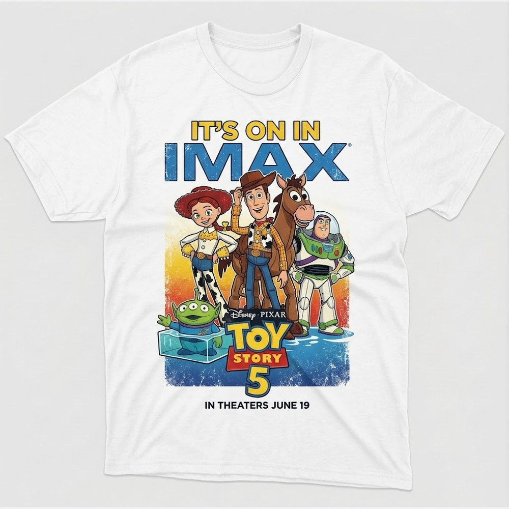 Toy Story 5 New Disney Film T-Shirt Unisex All Sizes CB0197