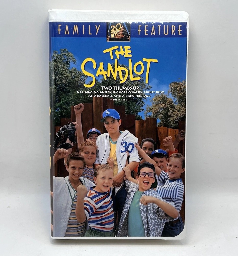The Sandlot VHS 1993 Video Tape 90s Kids Family Baseball Clamshell Nearly New!