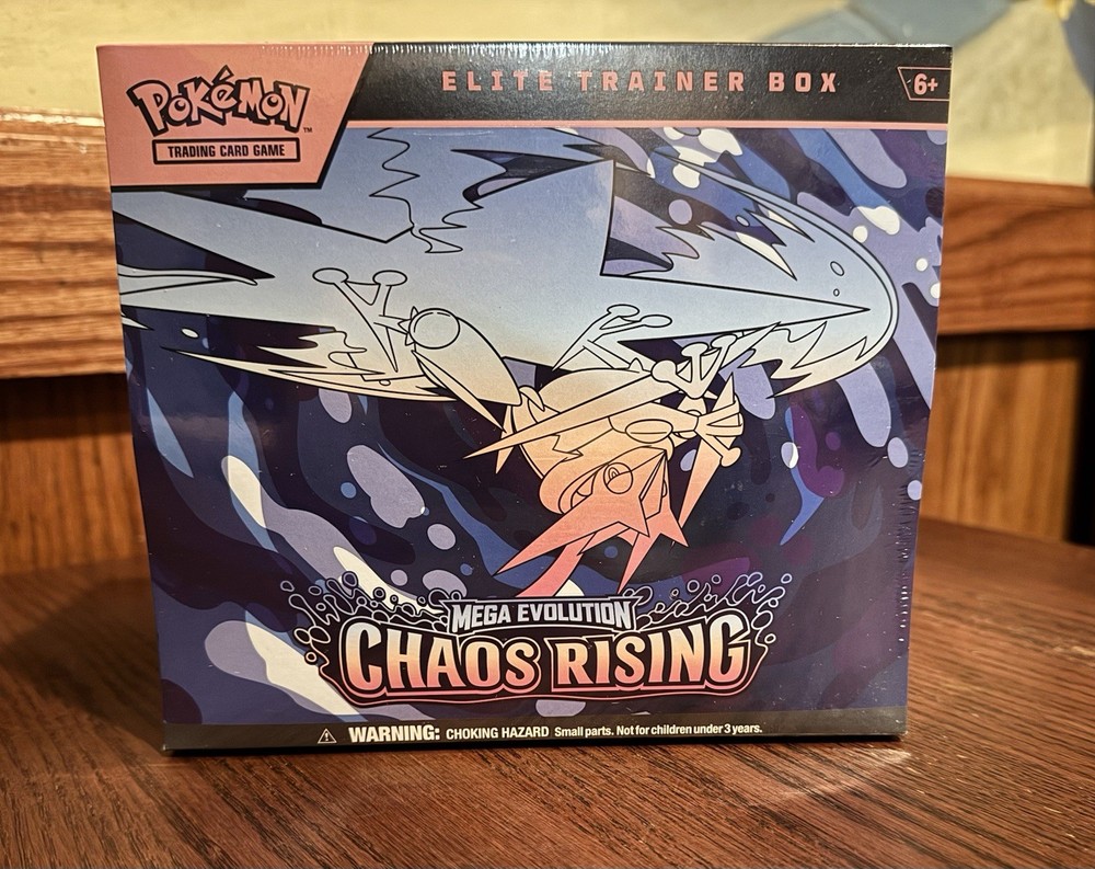 Pokemon TCG Mega Evolution Chaos Rising Elite Trainer Box ETB Sealed New.