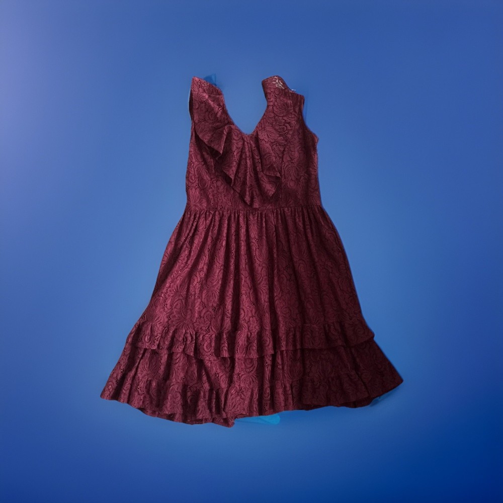 Francesca’s Burgundy Size Medium Dress