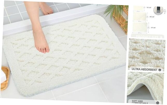 Bath Rugs, Super Absorbent Non Slip Bath Mats for Bathroom Floor, 20