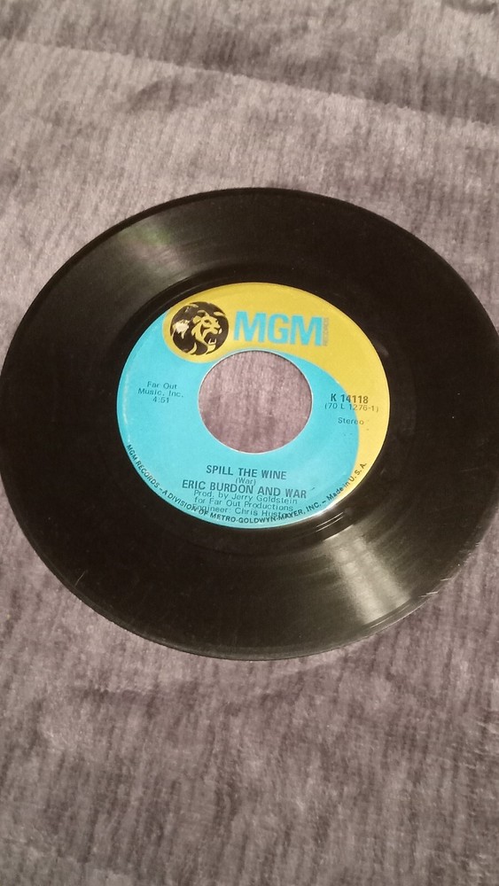 Eric Burdon and War-Spill the Wine & Magic Mountain 45 D 46