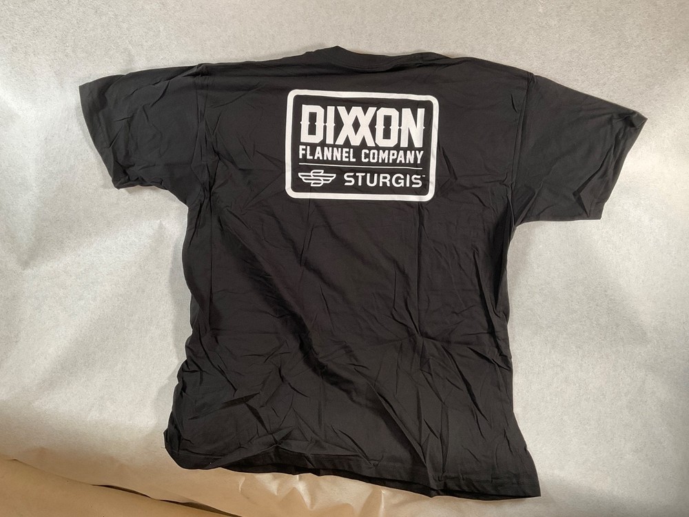 Dixxon Flannel Co.  Sturgis Badge Men’s s/s Black Tee 3X  16-G