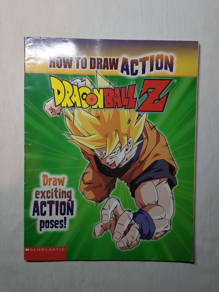 2002 Dragonball Z  How To Draw Action Scholastic book