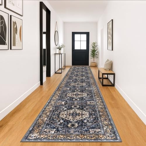 Runners for Hallways 3x18 Ft Extra Long Washable Kitchen Thin Runner Rug Boho