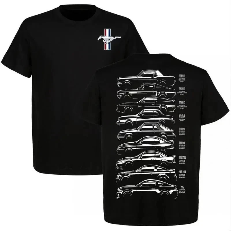 Ford Mustang Evolution T-Shirt, Muscle Car Tee, Great for Car Enthusiasts