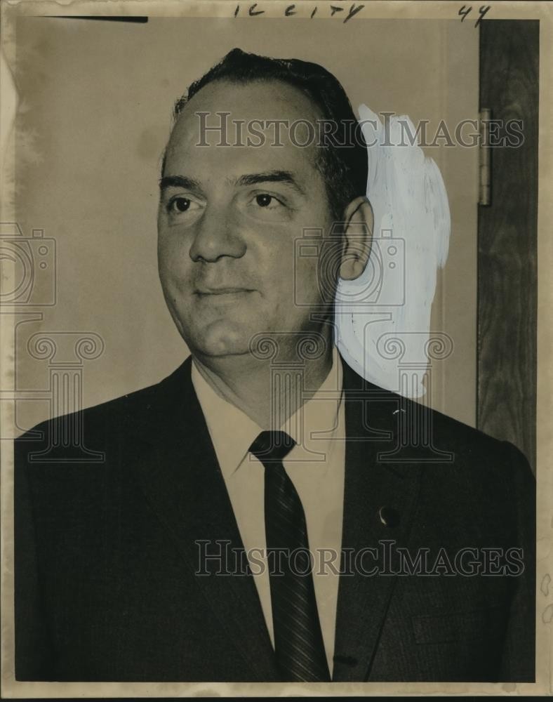 1964 Press Photo President of Jefferson Parish American Federation of Teachers