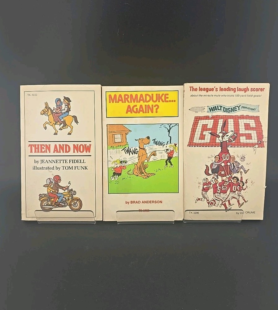 Vintage Scholastic Kids PB Lot Marmaduke Again Disney Gus Then and Now VG