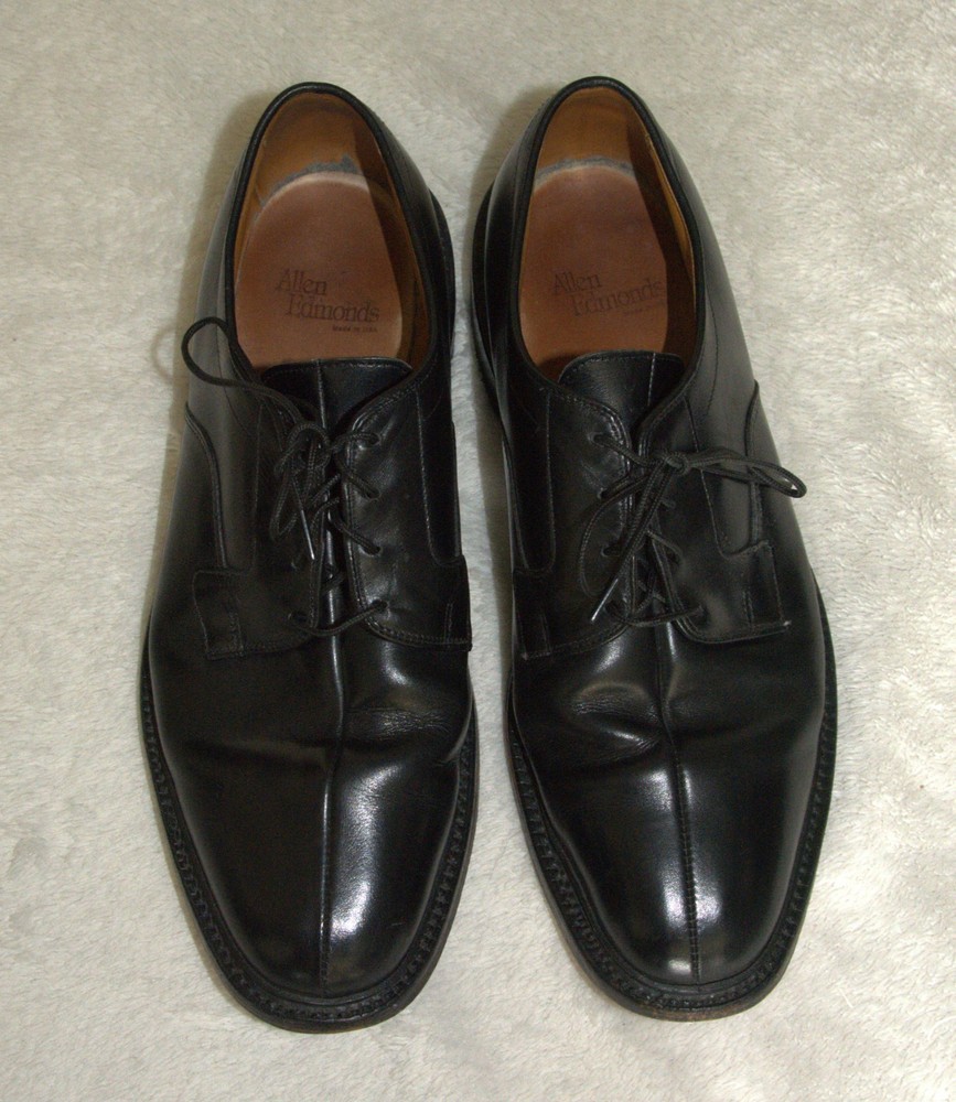 Allen Edmonds Dickson Split Toe Shoes Men's size 10.5D Black