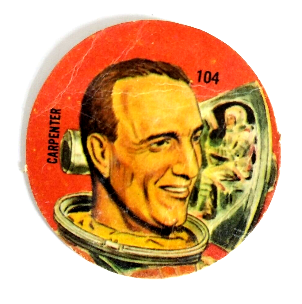Scott Carpenter American Astronaut 1966 Crack Campeon Card Rare Argentina #104