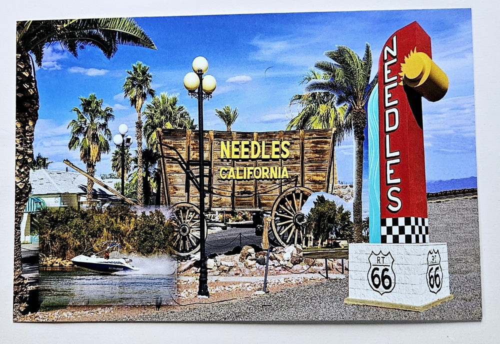 California Postcards. Needles. Route 66.