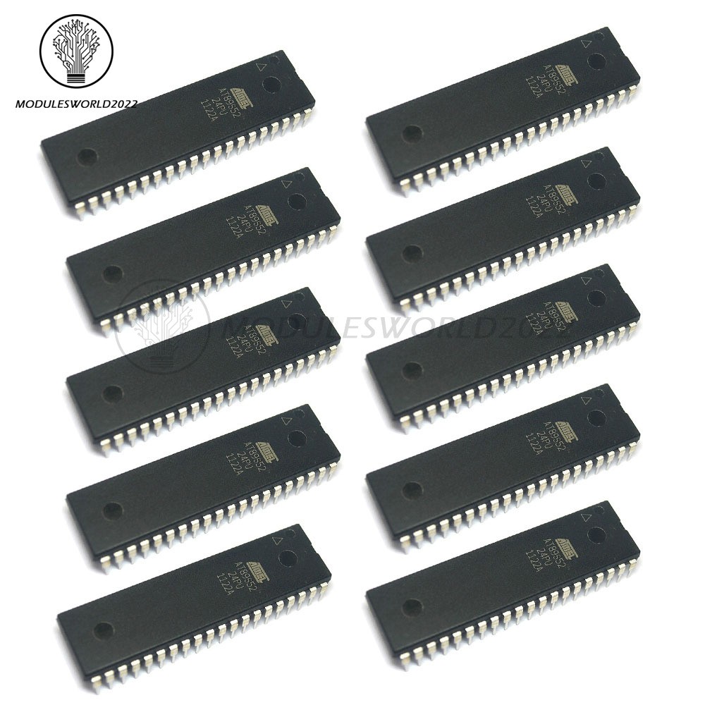 10PCS AT89S52-24PU AT89S52 DIP-40 ATMEL Microcontroller CHIP IC
