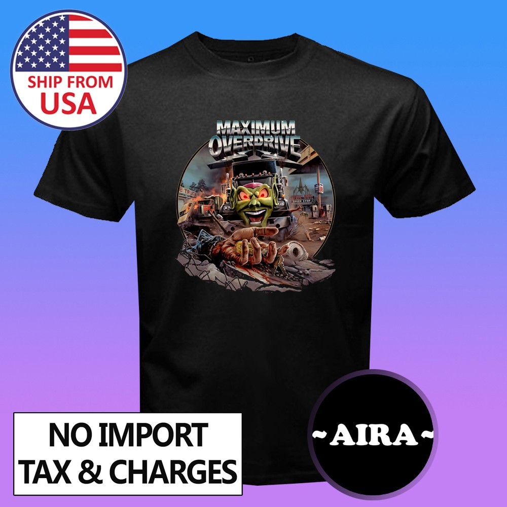 Maximum Overdrive Men's Black Size S-5XL