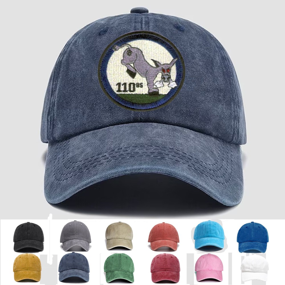 Custom Embroidered Hat 110th Bomb Squadron, Veteran Cap, Trucker Hat, Gift Idea
