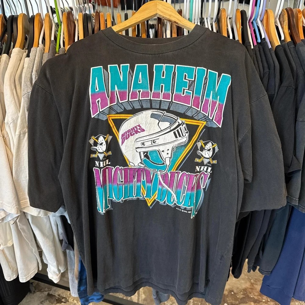 Anaheim Mighty Ducks NHL hockey Championship short sleeve classic shirt