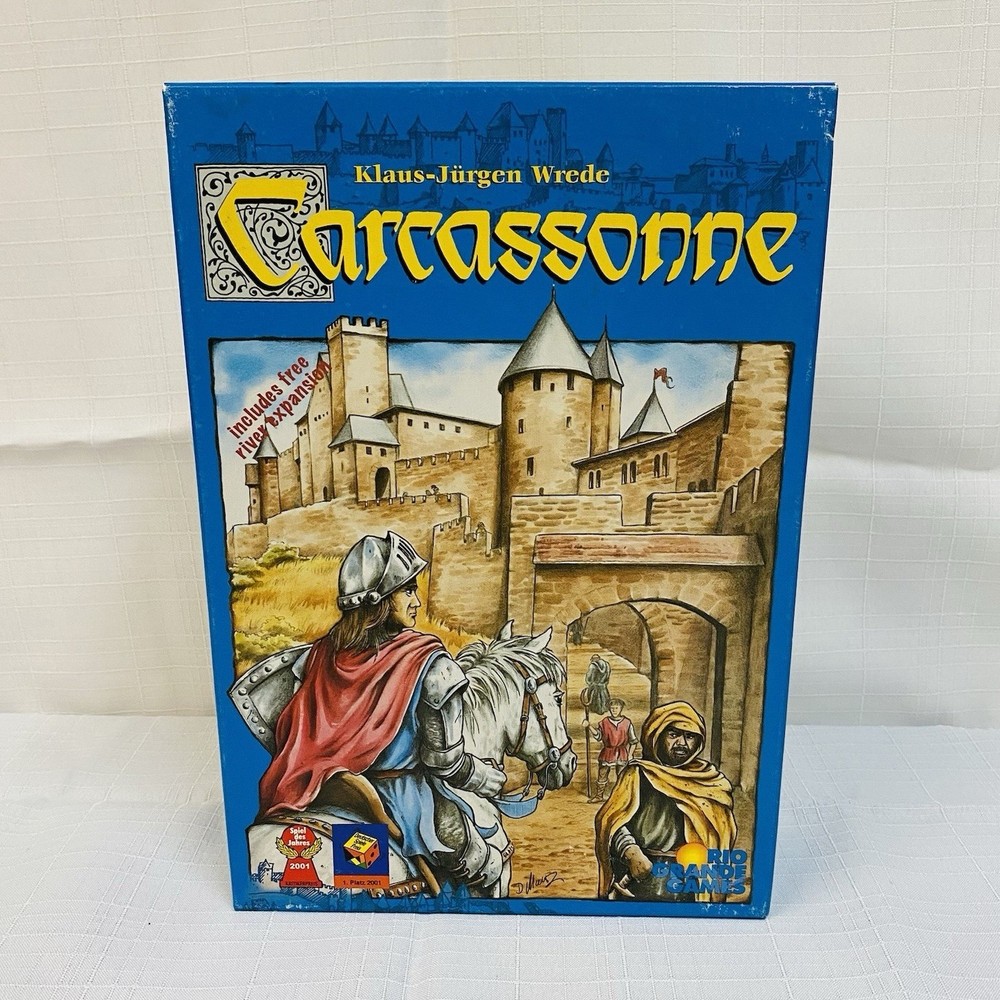 Rio Grande Games Carcassonne Tile Game Medieval Expansion Included Complete 8+