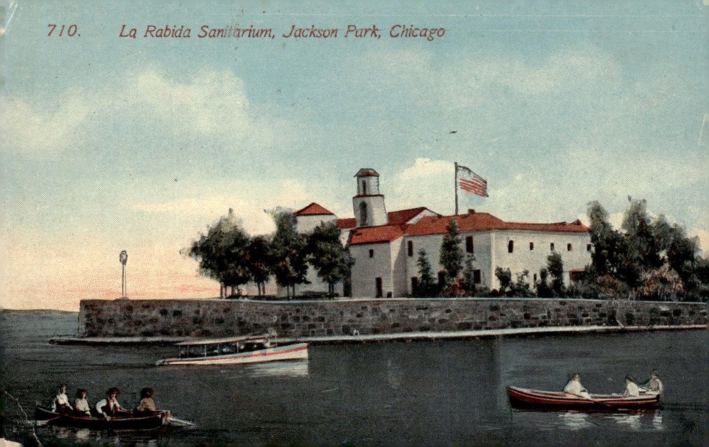 C1910 La Rabida Sanitarium Jackson Park Chicago IL Antique Color Litho Postcard