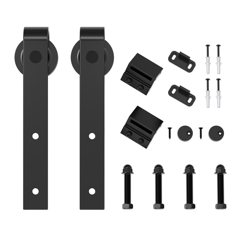 Sliding Barn Door Hanger, Door Roller, Barn Door Stopper, Barn Door Floor Gui...