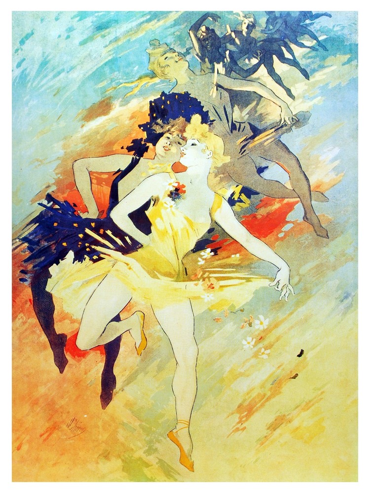 French Ballet drawing wall Decoration Poster.Graphic Interior Art design 3206