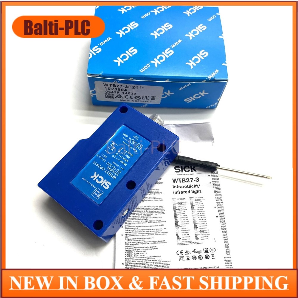 US FREE TAX  SICK WTB27-3P2411 WTB273P2411 1025994 Photoelectric