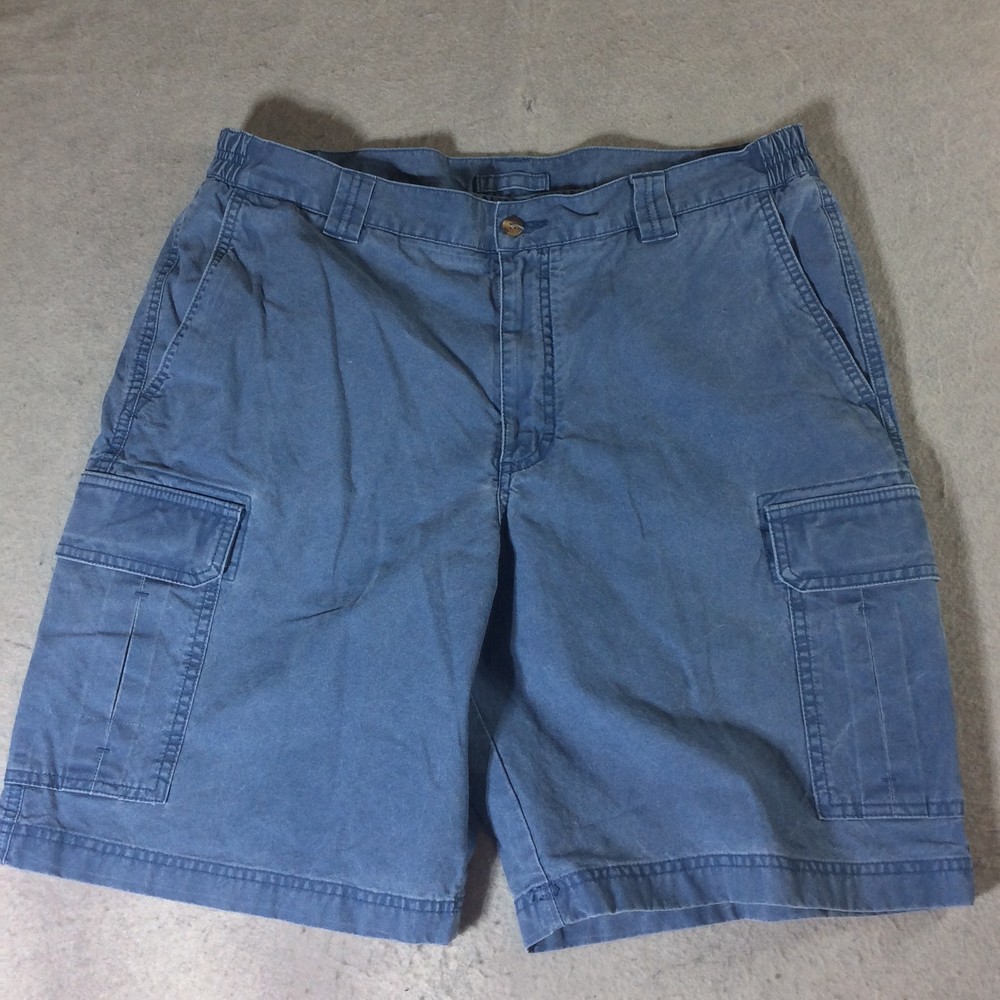 L.L. Bean Cargo Shorts Men Sz 36 Blue 10