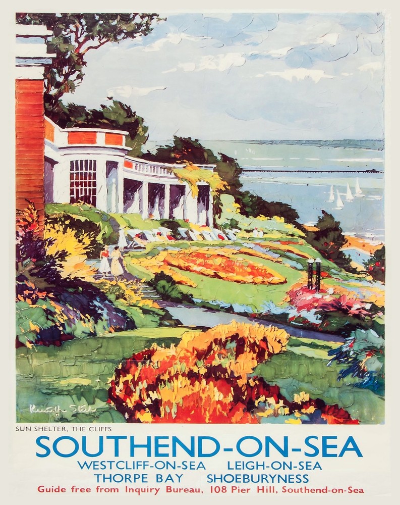 Decoration Poster.Home room art.Interior design.South On Sea.The Cliffs.7270