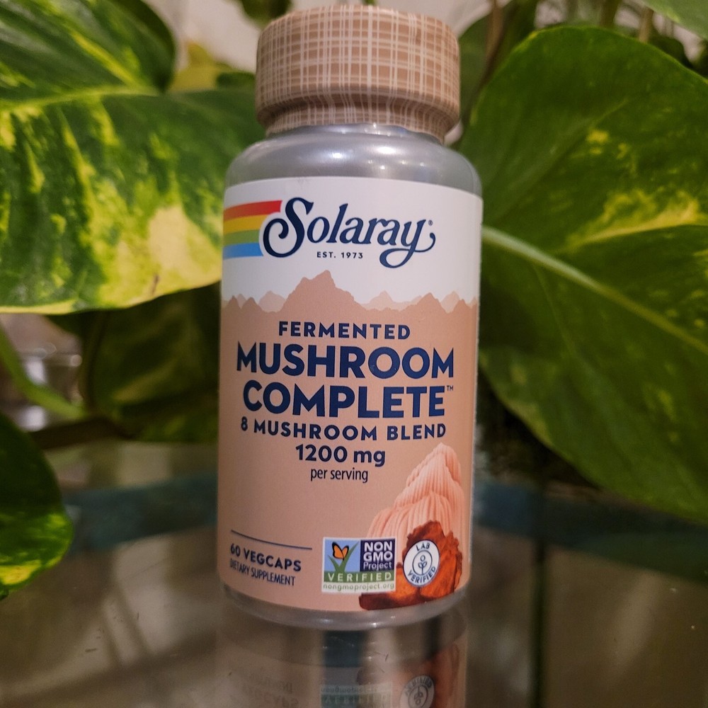 Organically Grown Fermented Mushroom Complete 600 mg Immunity Support 60 capsule