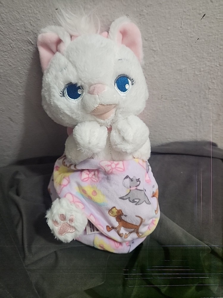 Disney Parks Disney Babies Baby Marie Plush With Pouch Blanket !EUC