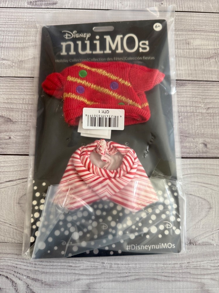 Disney Nuimos Clothing Outfit Holiday Collection Red Christmas Sweater Lot NEW