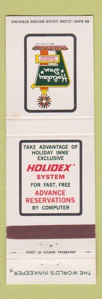 Matchbook Cover - Holiday Inn Daytona Beach FL #2