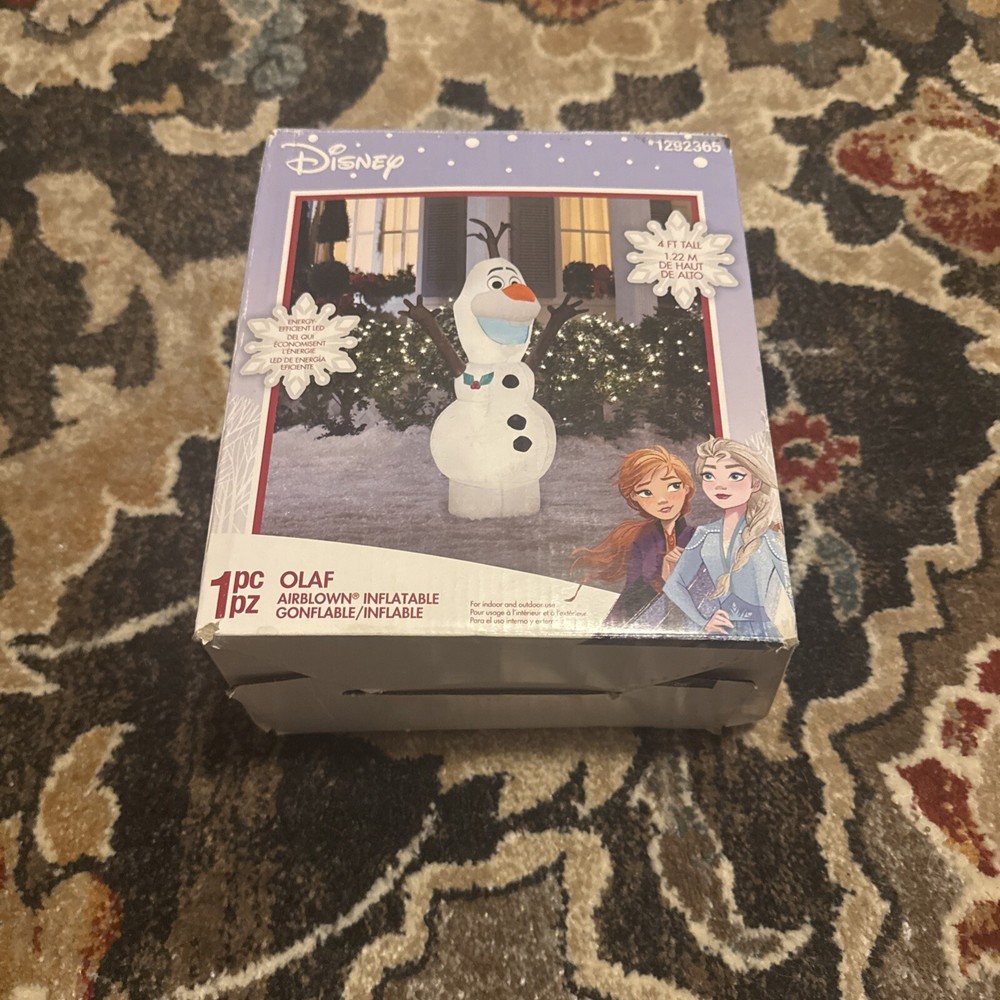 5.5ft Disney Airblown Inflatable Olaf Indoor Outdoor Christmas Decoration by Gemmy