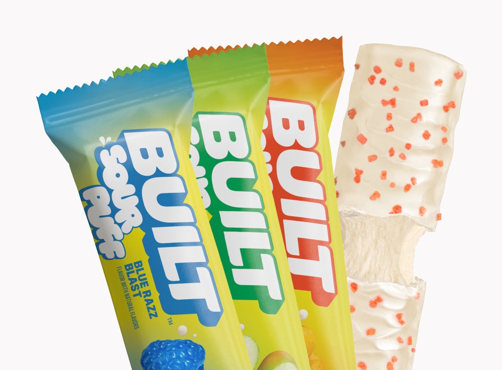 Built Bar, Puff Protein Bar 12ct. Sour Puff Variety Box (4 bars of each flavor)