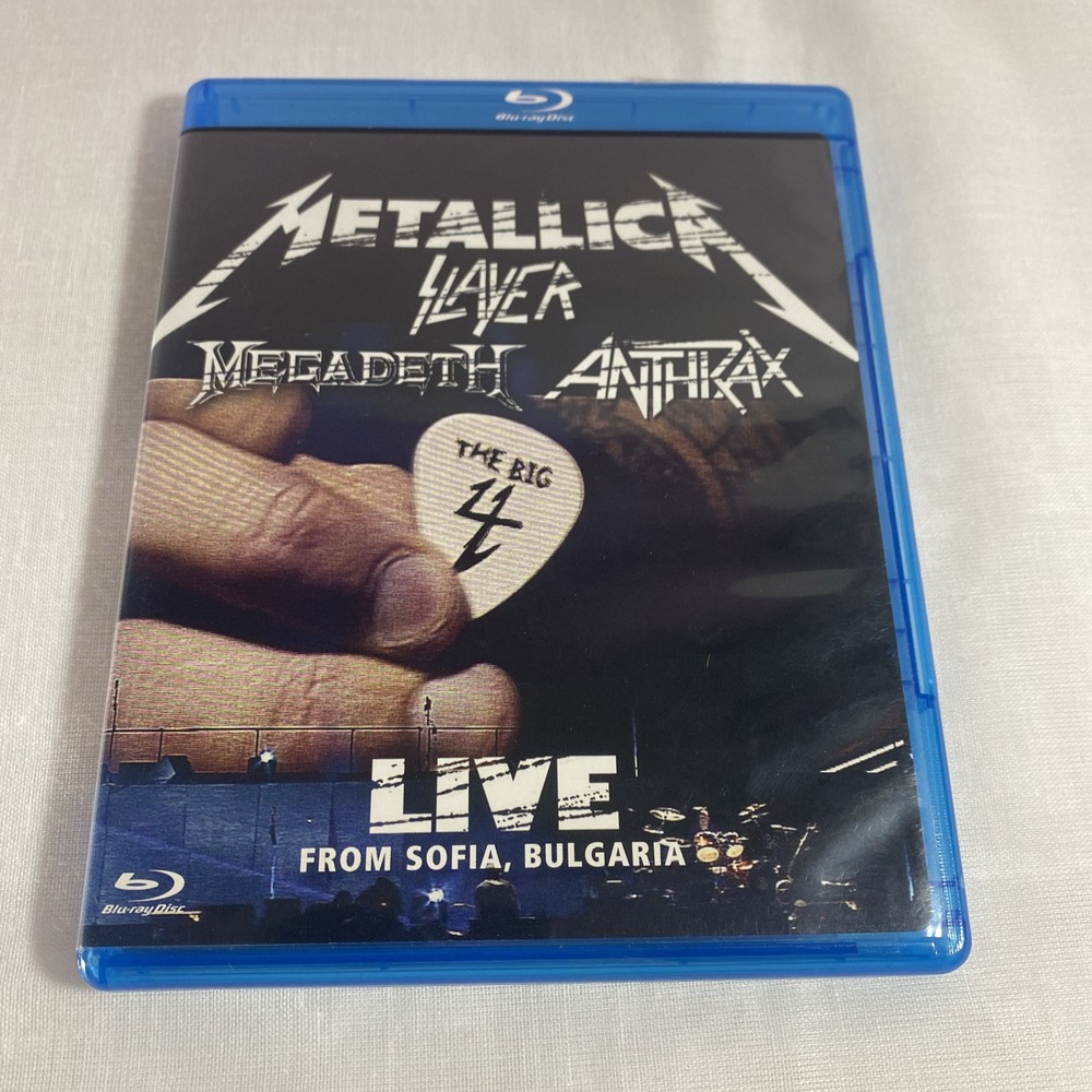 2010 The Big 4 Live Bluray 2 Disc Set Metallica Slayer Megadeth Anthrax