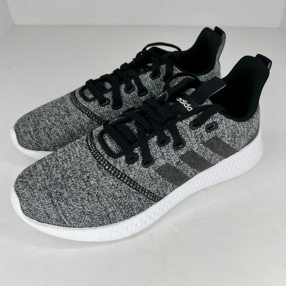Adidas Womens FY8222 Black White Puremotion Athletic Size 6.5 Running Shoes