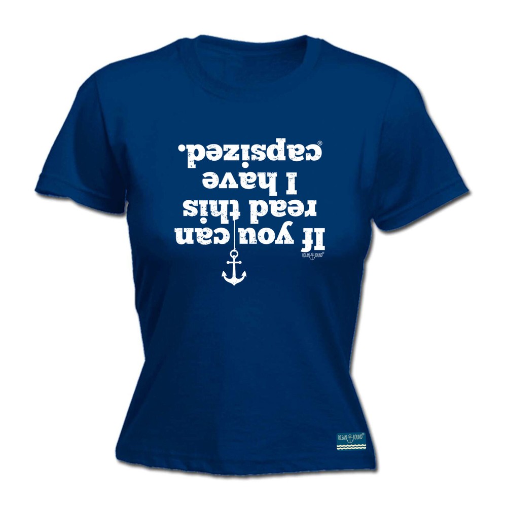 Sailing Ob Capsized - Womens T Shirt Funny T-Shirt Novelty gift tshirt