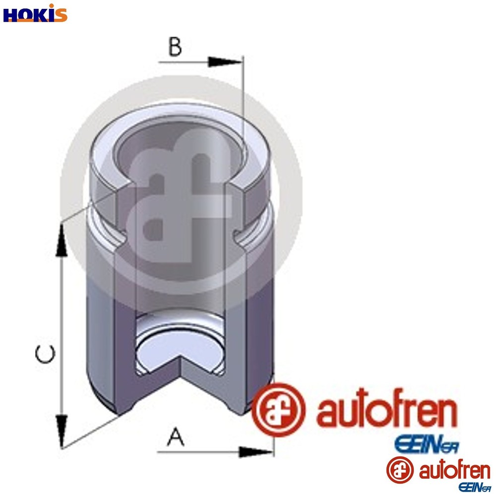 PISTON BRAKE CALIPER D02599 FOR HYUNDAI ACCENT/III/IV AVEGA VERNA KIA K3 RIO