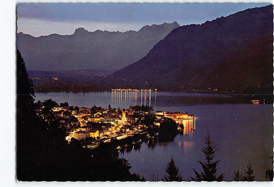 Postcard Aerial View Zell am See Austria