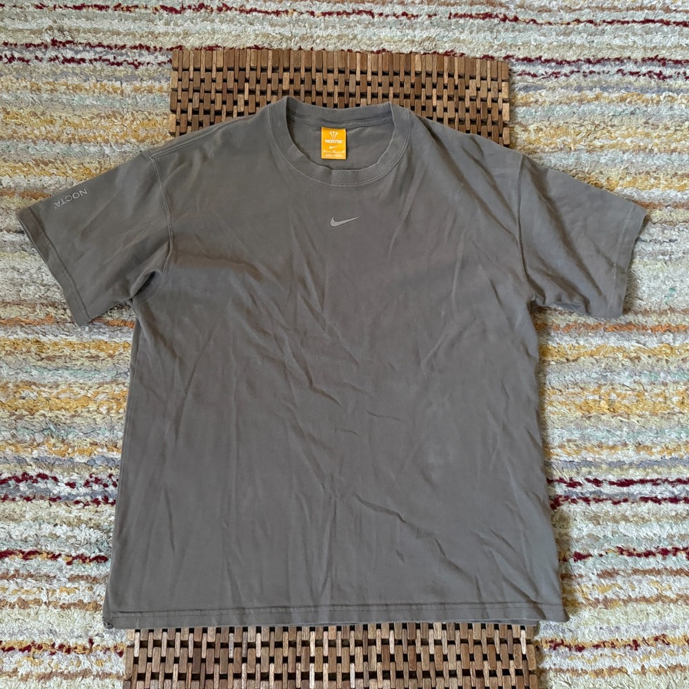 Nike Nocta Graphic Print Tee T Shirt Grey Brown Men's Size Medium M